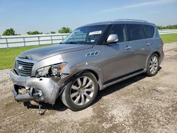 Salvage cars for sale at Houston, TX auction: 2012 Infiniti QX56