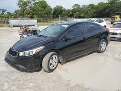 Salvage cars for sale from Copart Fort Pierce, FL: 2017 KIA Forte LX