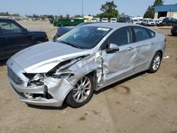 Salvage cars for sale at Woodhaven, MI auction: 2017 Ford Fusion SE