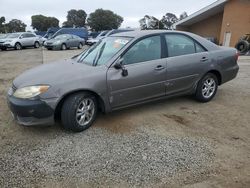 Salvage cars for sale at Hayward, CA auction: 2005 Toyota Camry LE