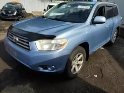 Salvage cars for sale at New Britain, CT auction: 2010 Toyota Highlander SE