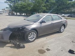 Toyota salvage cars for sale: 2017 Toyota Camry LE