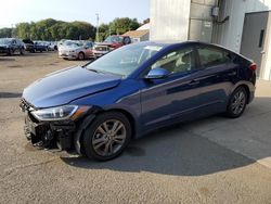 Salvage cars for sale at East Granby, CT auction: 2017 Hyundai Elantra SE