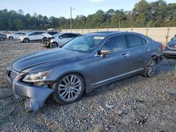 Salvage cars for sale at Ellenwood, GA auction: 2017 Lexus LS 460