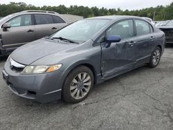 Salvage cars for sale at Exeter, RI auction: 2009 Honda Civic EX