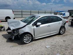 Toyota salvage cars for sale: 2022 Toyota Corolla LE