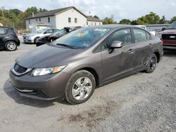 Salvage cars for sale at York Haven, PA auction: 2013 Honda Civic LX