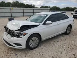 Salvage cars for sale at New Braunfels, TX auction: 2019 Volkswagen Jetta S