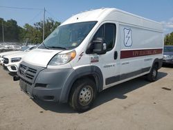 Salvage trucks for sale at Marlboro, NY auction: 2017 Dodge RAM Promaster 2500 2500 High