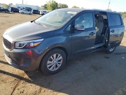 KIA Vehiculos salvage en venta: 2017 KIA Sedona LX