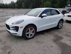 Salvage cars for sale at Arlington, WA auction: 2018 Porsche Macan Turbo