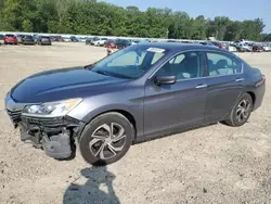 Salvage cars for sale at Conway, AR auction: 2017 Honda Accord LX