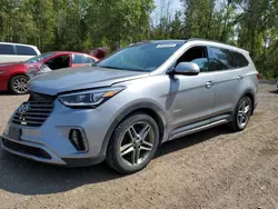 Salvage cars for sale at Cookstown, ON auction: 2017 Hyundai Santa FE SE