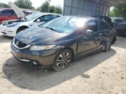 Salvage cars for sale from Copart Midway, FL: 2013 Honda Civic EXL