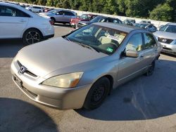 Salvage cars for sale at Glassboro, NJ auction: 2003 Honda Accord LX