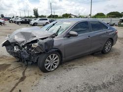 Salvage cars for sale at Miami, FL auction: 2017 Toyota Camry LE