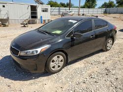 Salvage cars for sale at Oklahoma City, OK auction: 2018 KIA Forte LX