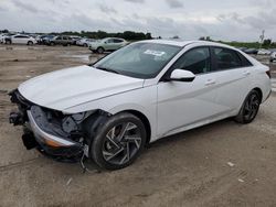 Salvage cars for sale at West Palm Beach, FL auction: 2024 Hyundai Elantra Limited