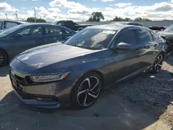 Carros salvage sin ofertas aún a la venta en subasta: 2018 Honda Accord Sport