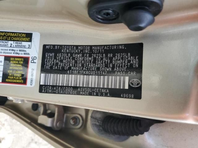 2012 Toyota Camry Base