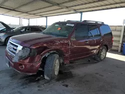 Salvage cars for sale at Anthony, TX auction: 2012 Ford Expedition Limited