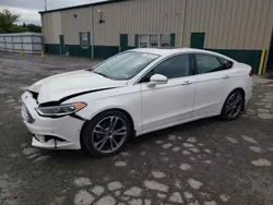 Ford salvage cars for sale: 2017 Ford Fusion Titanium