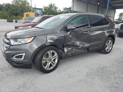 Salvage cars for sale at Cartersville, GA auction: 2018 Ford Edge Titanium