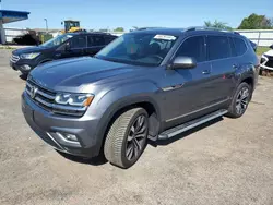 Salvage cars for sale at Mcfarland, WI auction: 2019 Volkswagen Atlas SEL Premium