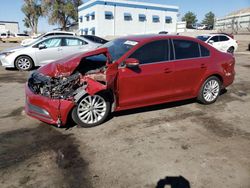 Salvage cars for sale at Albuquerque, NM auction: 2016 Volkswagen Jetta SEL