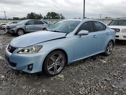 Salvage cars for sale at Montgomery, AL auction: 2012 Lexus IS 250