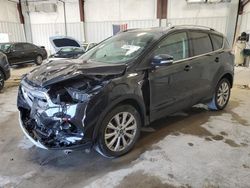 Salvage cars for sale at Franklin, WI auction: 2017 Ford Escape Titanium