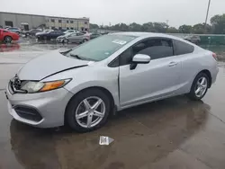 Salvage cars for sale at Wilmer, TX auction: 2015 Honda Civic LX