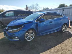 Chevrolet Cruze Vehiculos salvage en venta: 2017 Chevrolet Cruze Premier