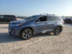 Salvage cars for sale from Copart Houston, TX: 2018 Toyota Highlander Limited