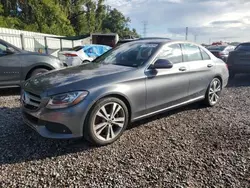 Salvage cars for sale at Arcadia, FL auction: 2018 Mercedes-Benz C300