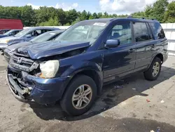 Salvage cars for sale at Exeter, RI auction: 2004 Honda Pilot EX