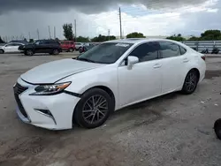 Salvage cars for sale at Miami, FL auction: 2016 Lexus ES 350