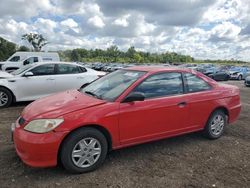 Salvage cars for sale at Des Moines, IA auction: 2005 Honda Civic DX VP