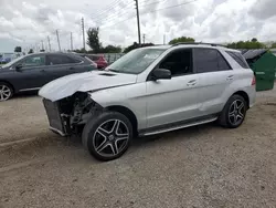 Salvage cars for sale at Miami, FL auction: 2017 Mercedes-Benz GLE 350 4matic