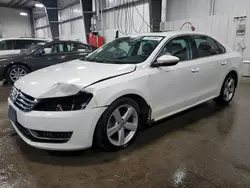 Volkswagen Vehiculos salvage en venta: 2012 Volkswagen Passat SE