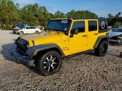 Jeep salvage cars for sale: 2015 Jeep Wrangler Unlimited Sport