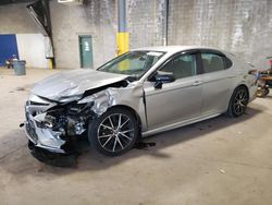 Salvage cars for sale at Chalfont, PA auction: 2021 Toyota Camry SE