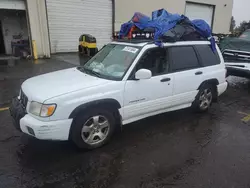 Salvage cars for sale at Woodburn, OR auction: 2001 Subaru Forester S