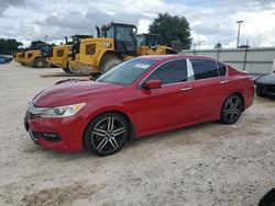 Salvage cars for sale at Apopka, FL auction: 2017 Honda Accord Sport