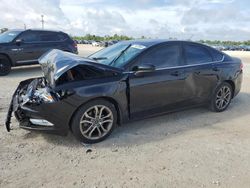 Salvage cars for sale at Arcadia, FL auction: 2017 Ford Fusion SE