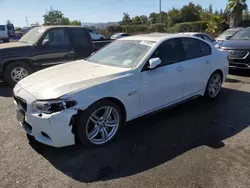 Salvage cars for sale at San Martin, CA auction: 2015 BMW 550 I