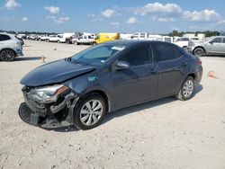 Salvage cars for sale at Houston, TX auction: 2016 Toyota Corolla L