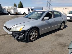 Salvage cars for sale at Hayward, CA auction: 2007 Honda Accord EX