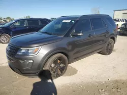 Salvage cars for sale at Kansas City, KS auction: 2019 Ford Explorer Sport