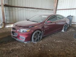 Salvage cars for sale at Houston, TX auction: 2016 Chevrolet Malibu LT